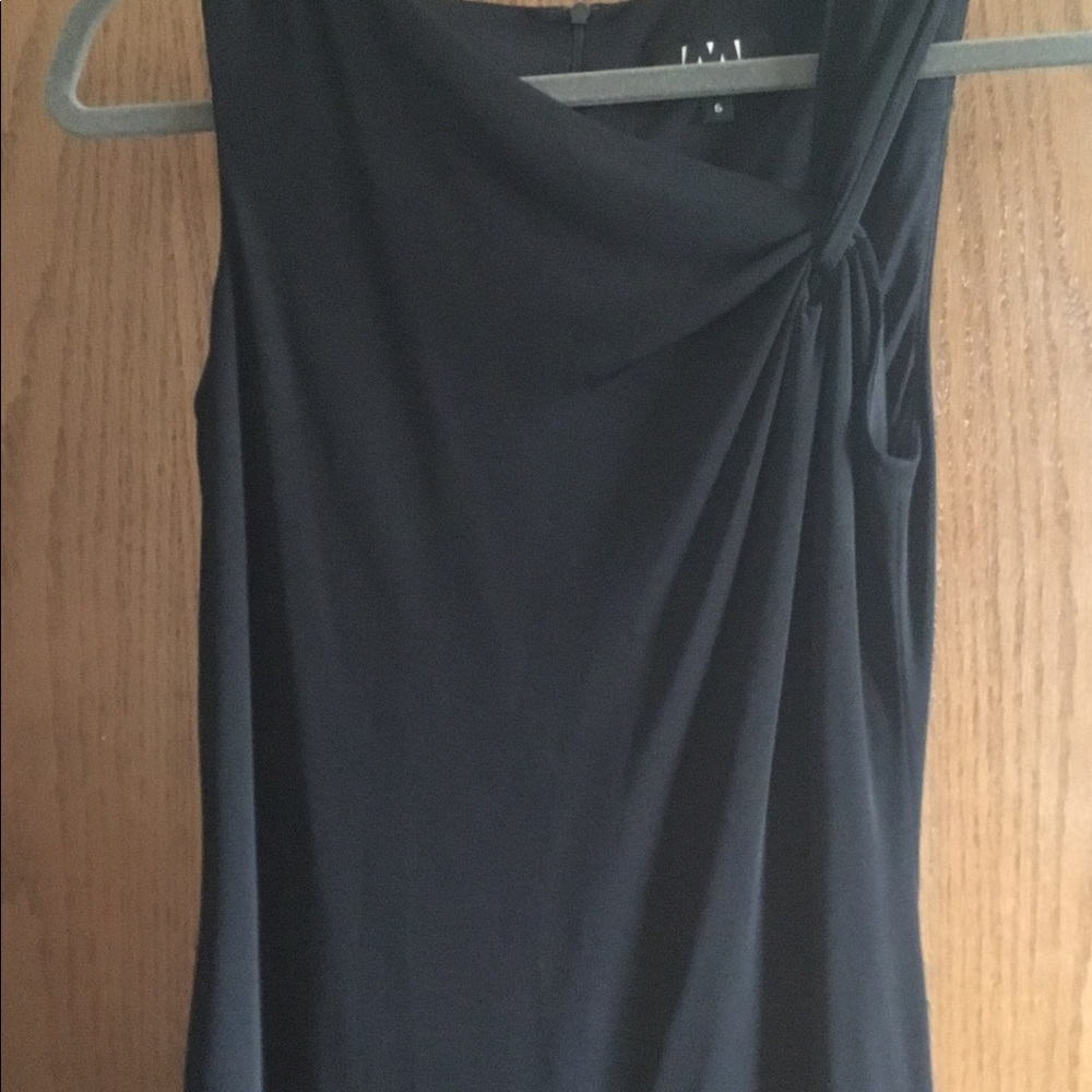 David Meister “little black dress” flattering mint
